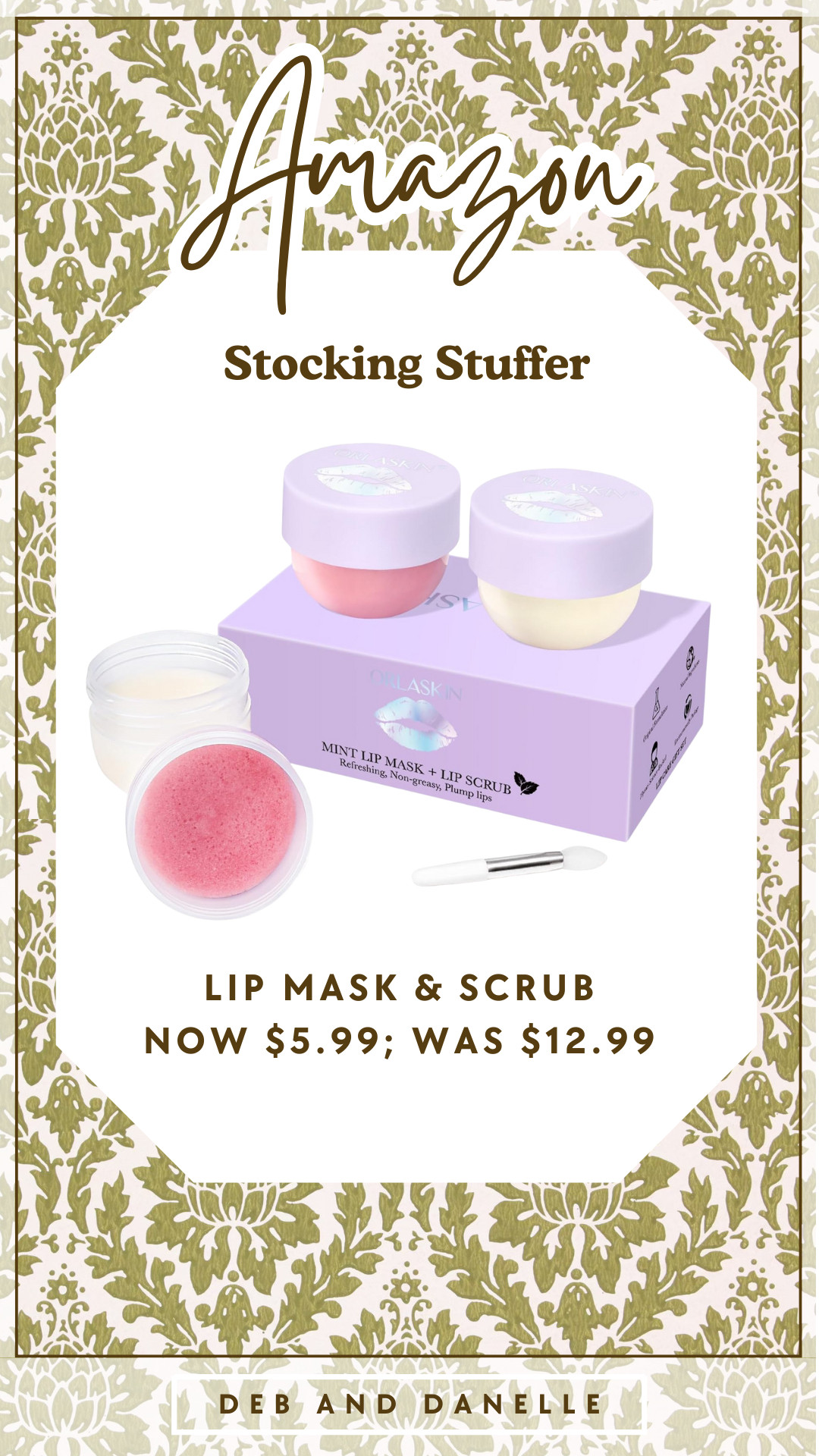 One of my favorite lip products is currently on sale for over 50% off on @Amazon! This set includes a lip mask and scrub to help keep you lips smooth in this cold, dry Winter air.  

 #LTKGiftGuide #LTKHoliday #LTKselfcare