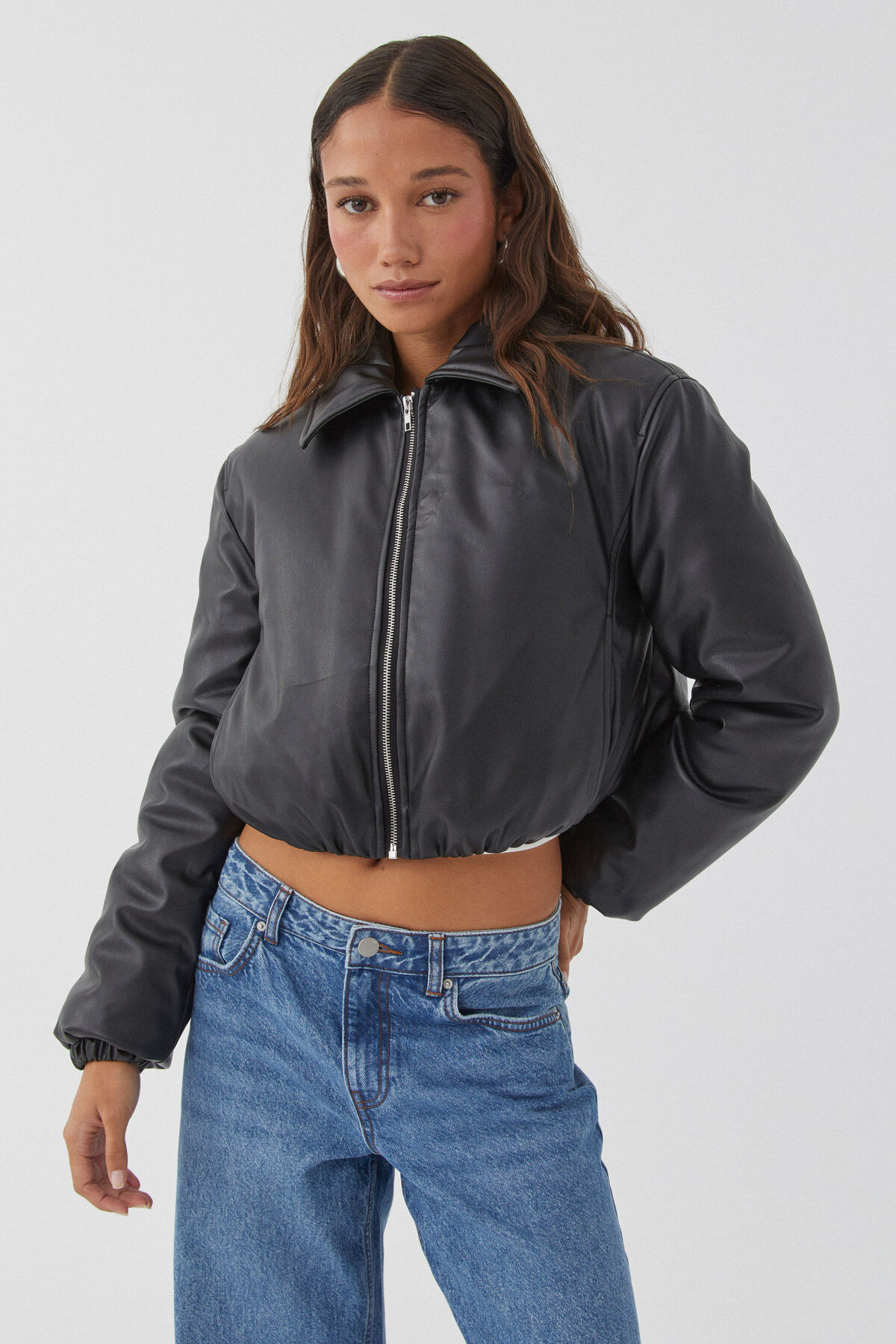 Lotti Puff Bomber Jacket | Supre (AU & NZ)