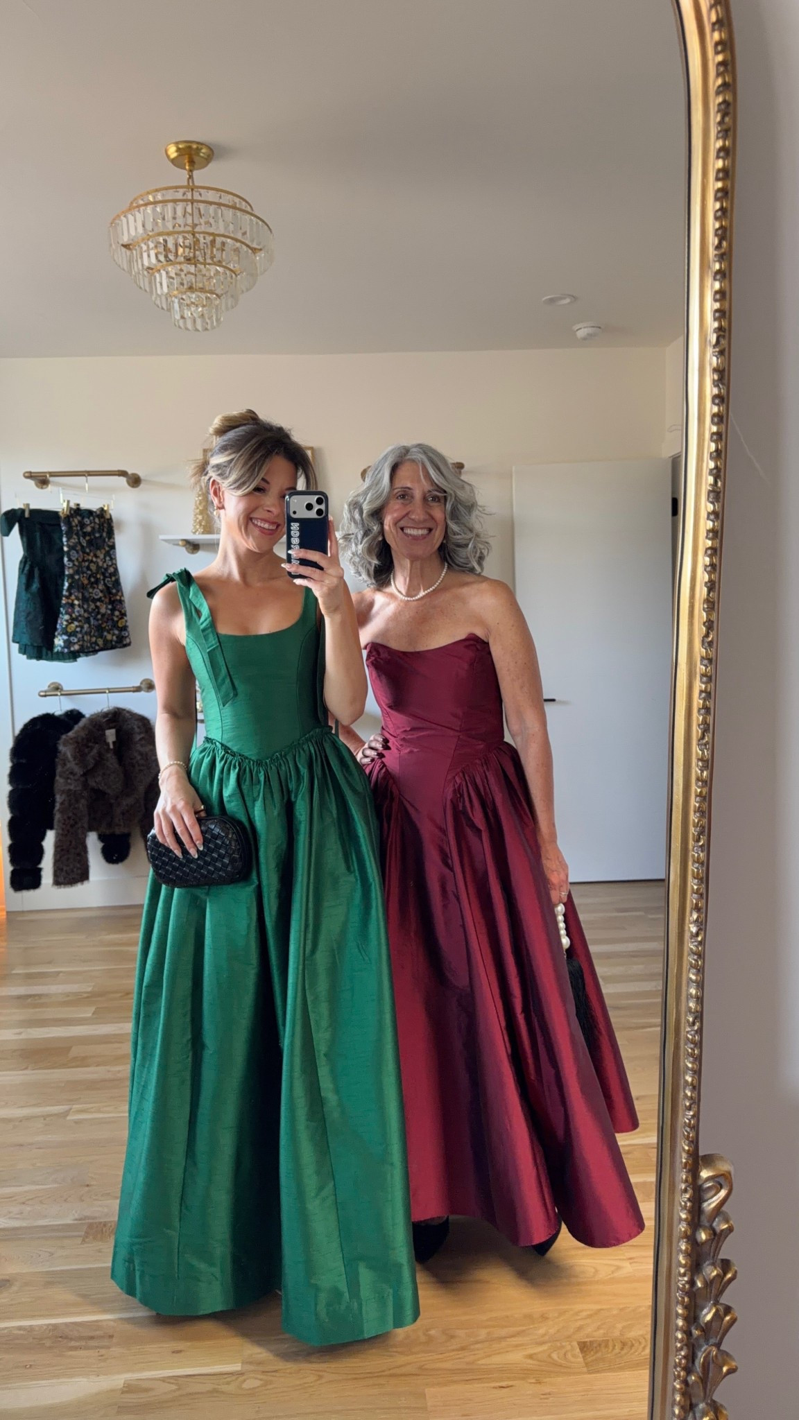 Mom and me wedding guest and formal event dresses

Vici code: emerson40

Wearing my usual small/2
Mom wears a medium/6

Wedding guest
Formal event
Black tie
Green and red
Satin
Bow details 
Special occasion
Winter party
Mother of the bride

#LTKSeasonal #LTKWedding #LTKHoliday