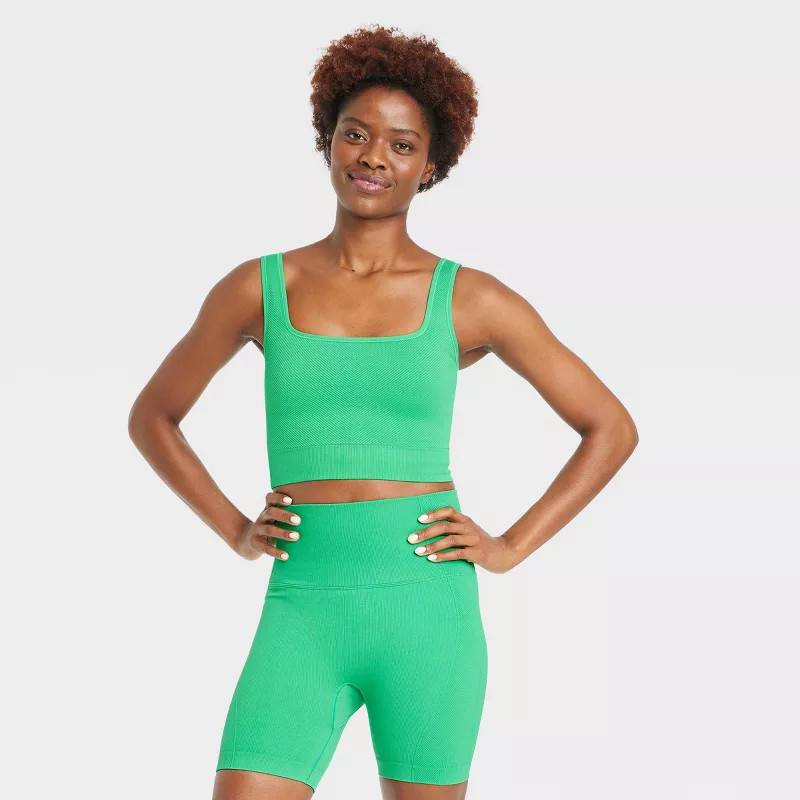Women's Seamless Cropped Tank Top - All in Motion™ | Target