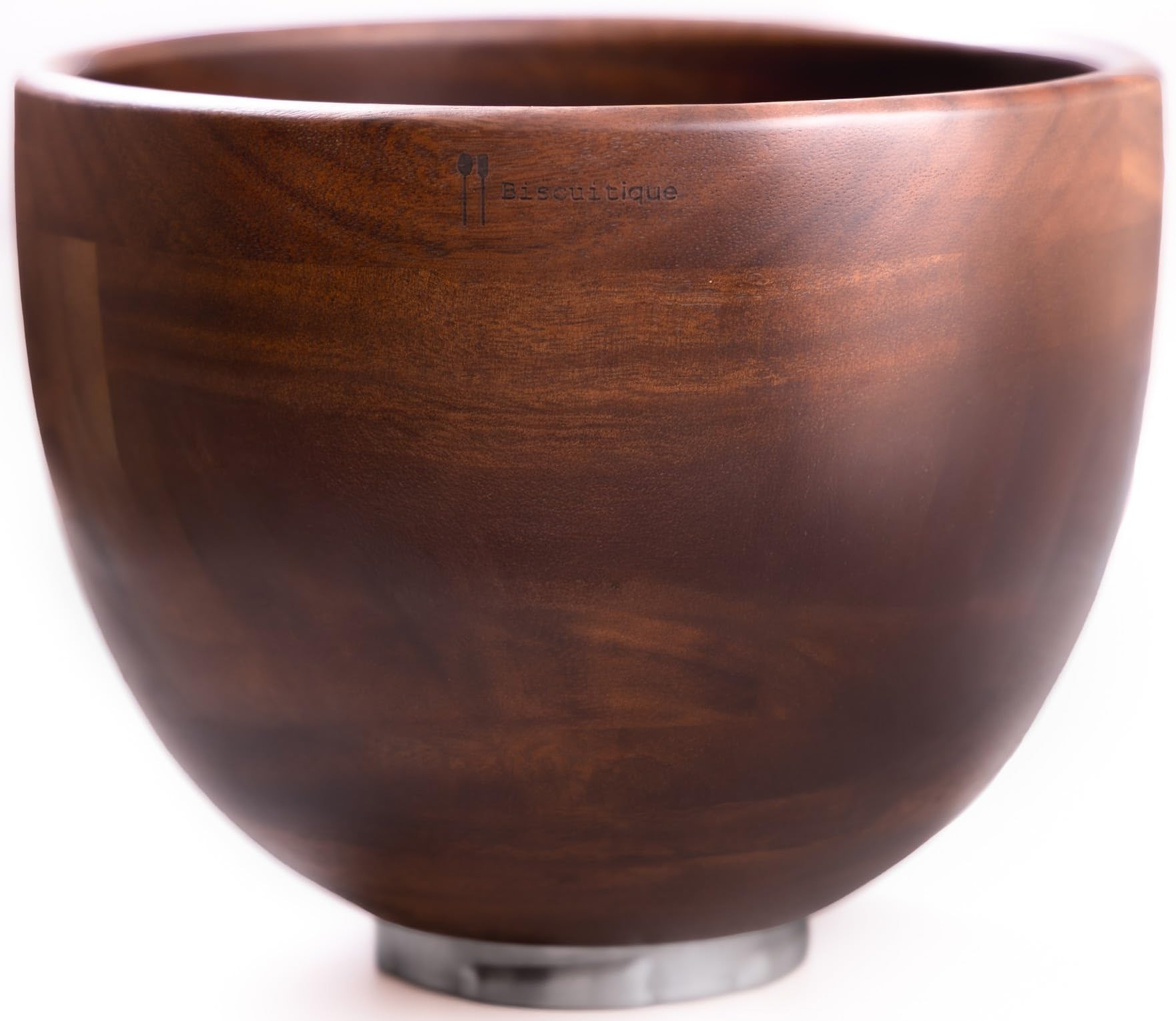 Biscuitique Premium Solid American Walnut Wood Mixing Bowl Compatible with Kitchen Aid Tilt-Head ... | Amazon (US)