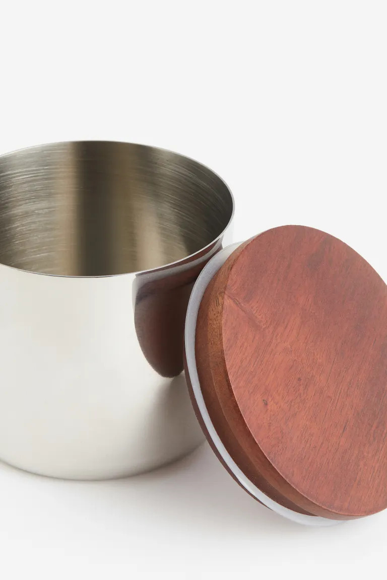 Metal Jar - Silver-colored - Home All | H&M US | H&M (US + CA)