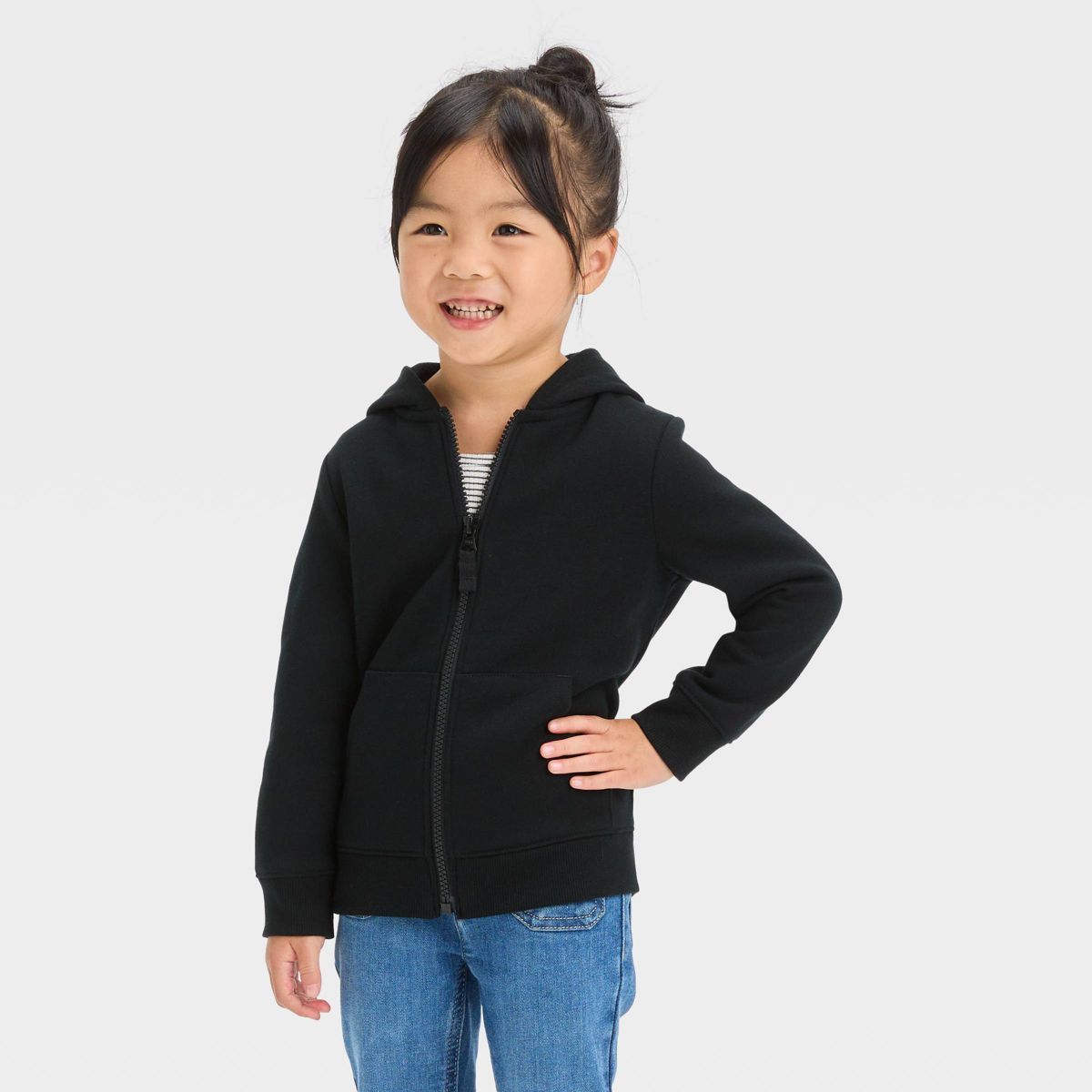 Toddler Fleece Zip-Up Sweatshirt - Cat & Jack™ | Target