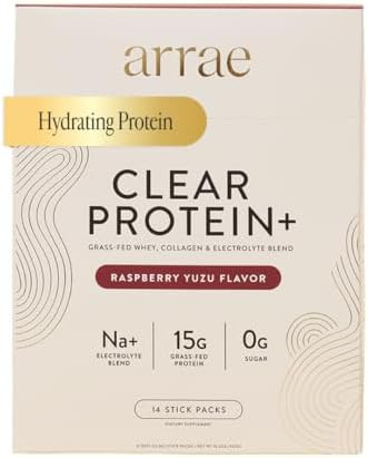 Arrae Clear Protein – Natural Protein Supplement, Smooth Texture, Easy to Mix, 14 Servings, Cle... | Amazon (US)