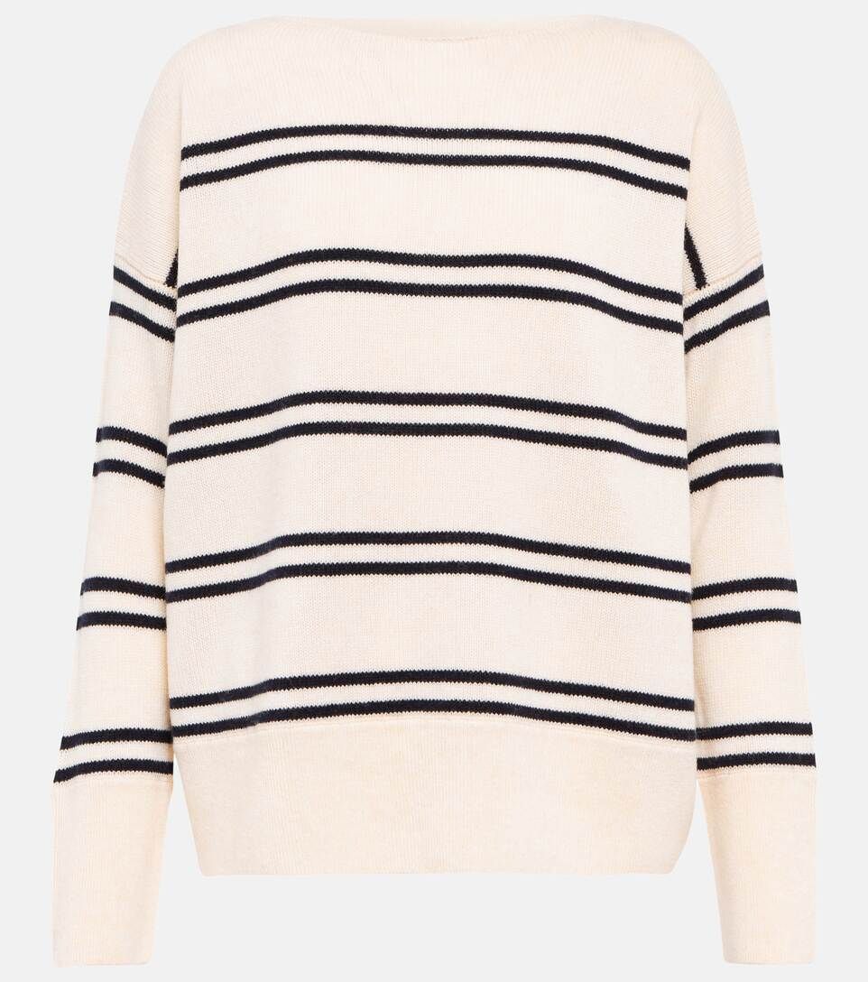 Striped wool and cashmere-blend sweater | Mytheresa (US/CA)