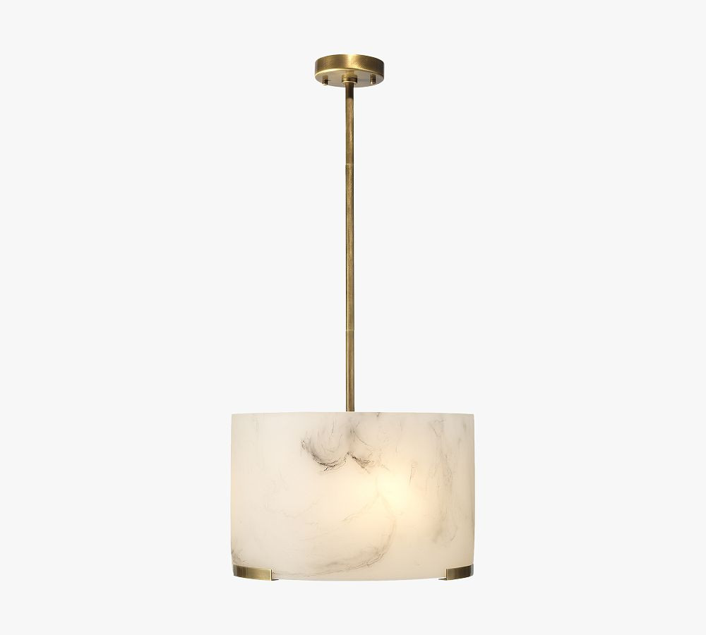 Owen Resin Round Pendant | Pottery Barn (US)