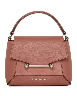 Mosaic Nano Leather & Suede Top Handle Bag | Bloomingdale's (US)