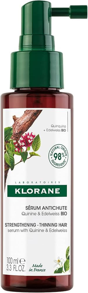 Klorane Suero fortalecedor con quinina y Edelweiss para cabello fino, soporta cabello más grueso... | Amazon (US)