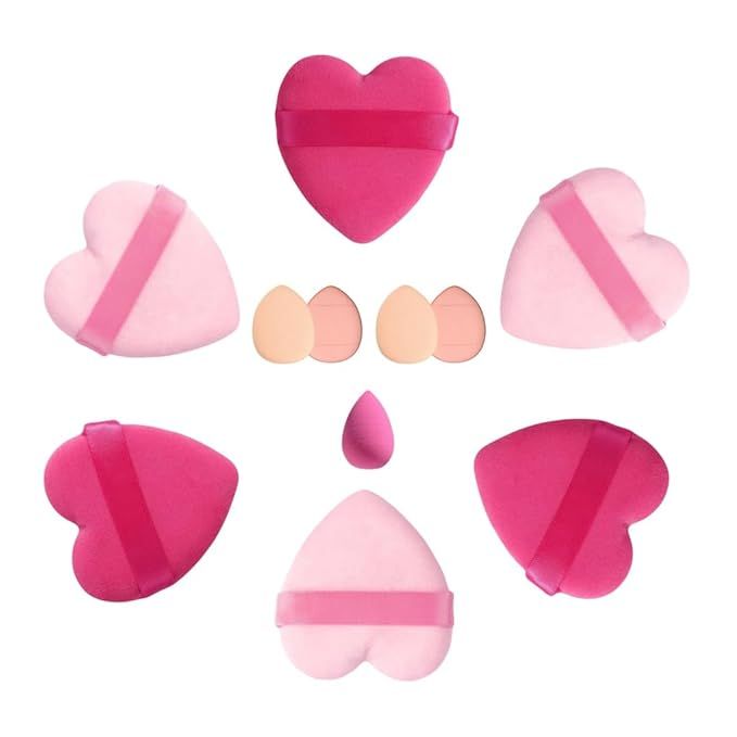 Heart Shaped Make Up Puff | Soft And Thick | Washable | Reusable | Foundation Sponge | Wet Or Dry... | Amazon (US)