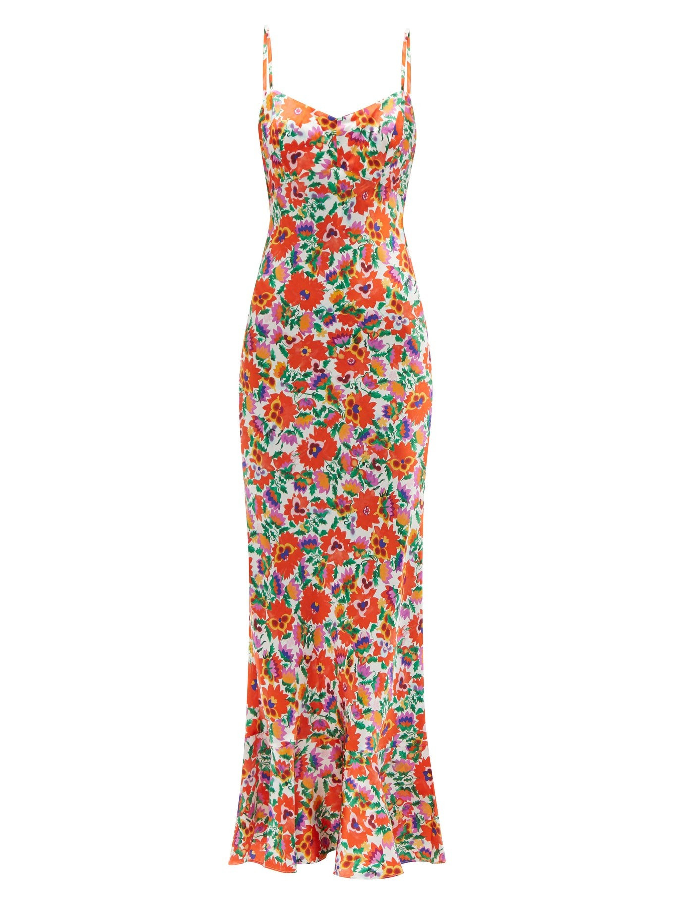 Mimi-B floral-print silk dress | Saloni | Matches (US)