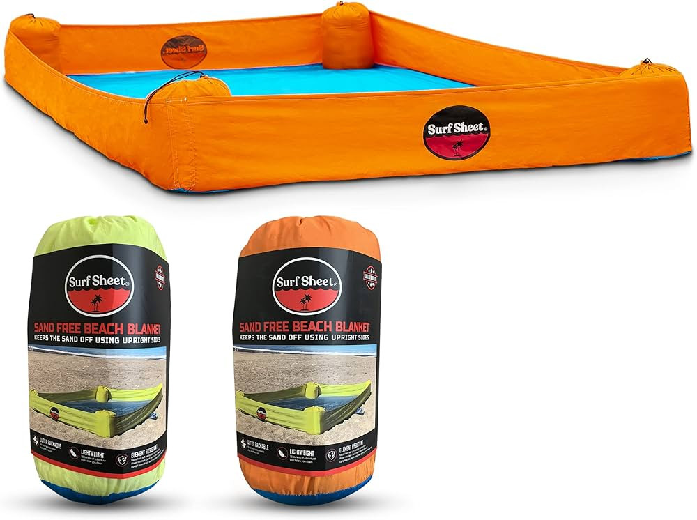 Surf Sheet Sandproof Beach Blanket - Oversize Large Outdoor Picnic Blanket for Beaches & Camping ... | Amazon (US)