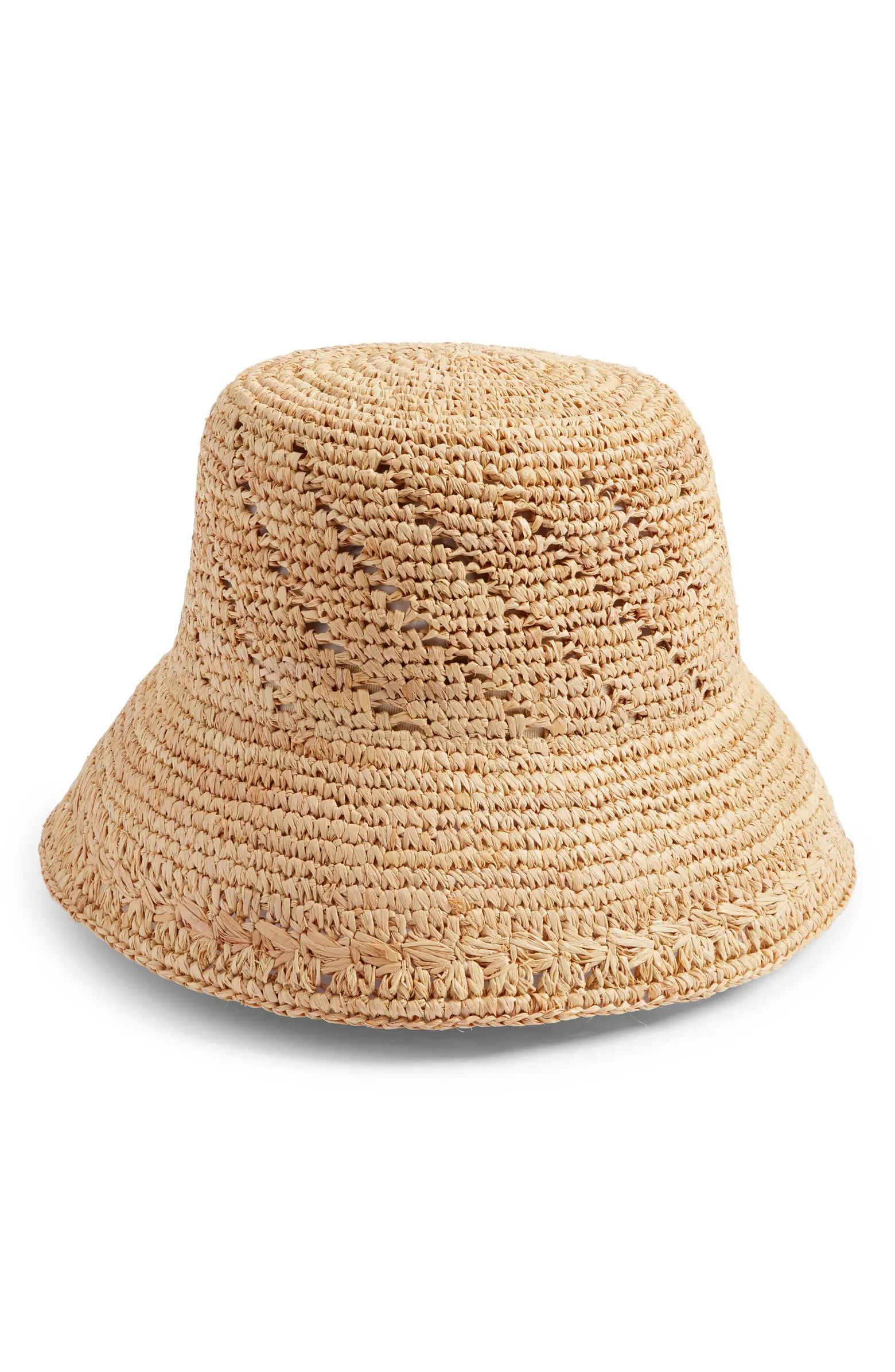 Woven Raffia Bucket Hat | Nordstrom