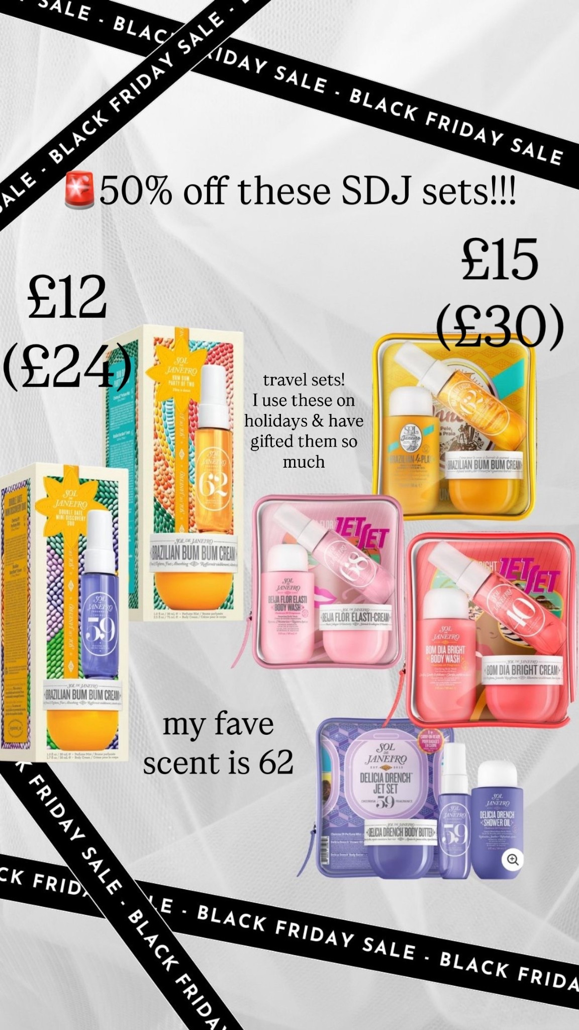 use code SOL50 for 50% off sdj sets 

#LTKCyberWeek