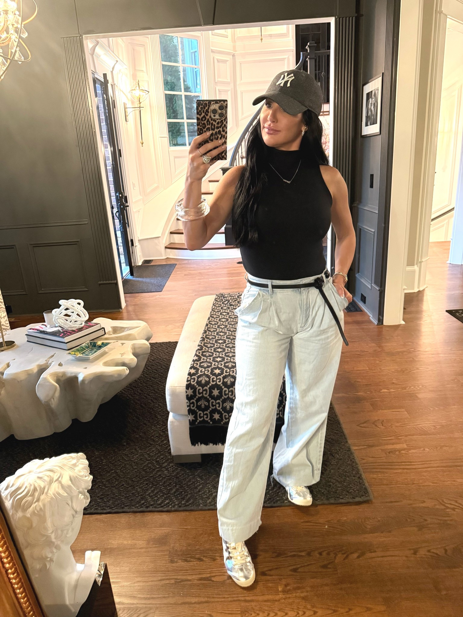 Loved styling this belt with this simple bodysuit & trouser style jeans. Also, can we talk about the shoes? These platinum Onitsuka’s are my fav! 

#LTKStyleTip #LTKWorkwear #LTKShoeCrush