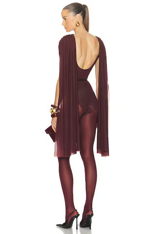 Maygel Coronel Burano One Piece Top in Burgundy | FWRD 