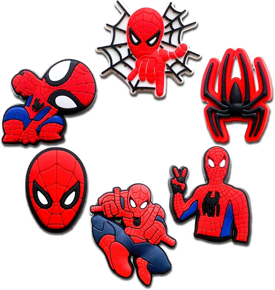 Superhero Shoe Charms for Clog Sandals Decoration, Cartoon Hero Shoes Decoration Accessories for ... | Amazon (US)