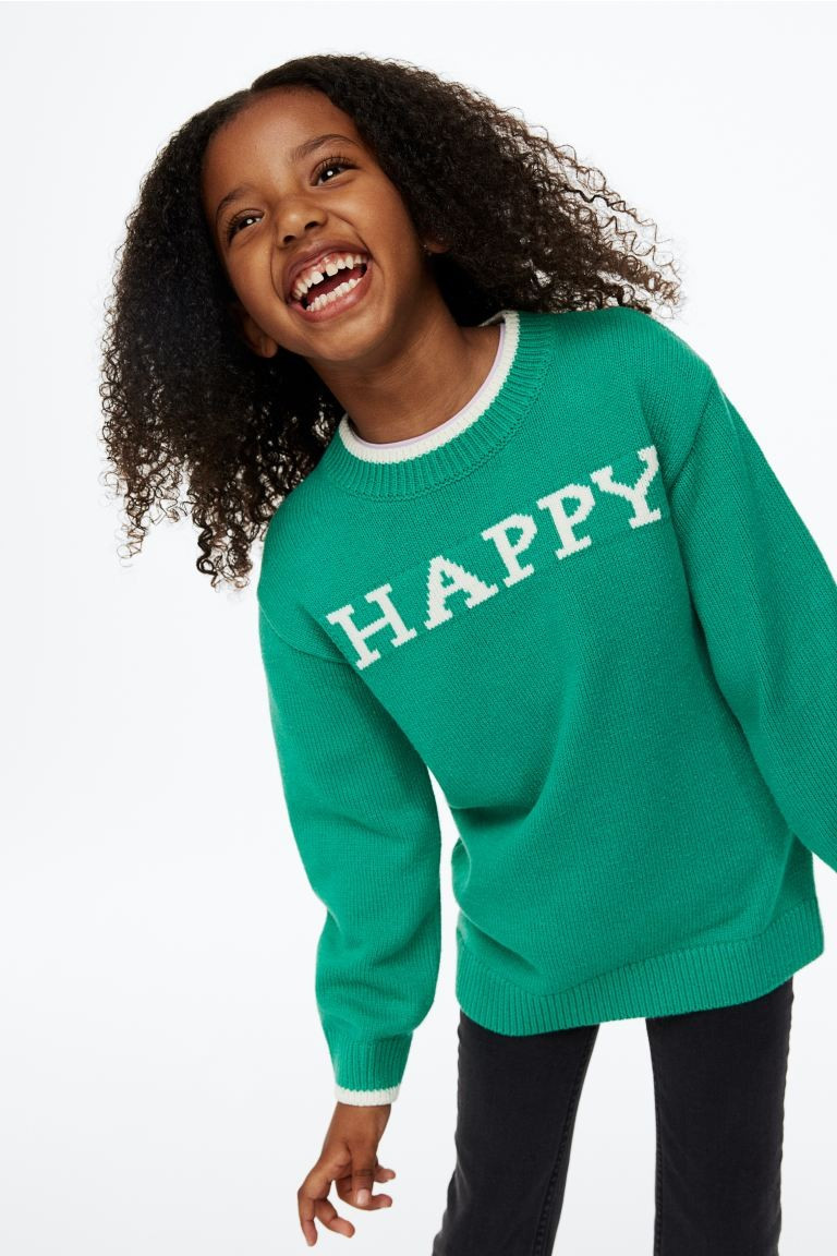 Jacquard-knit Sweater | H&M (US + CA)