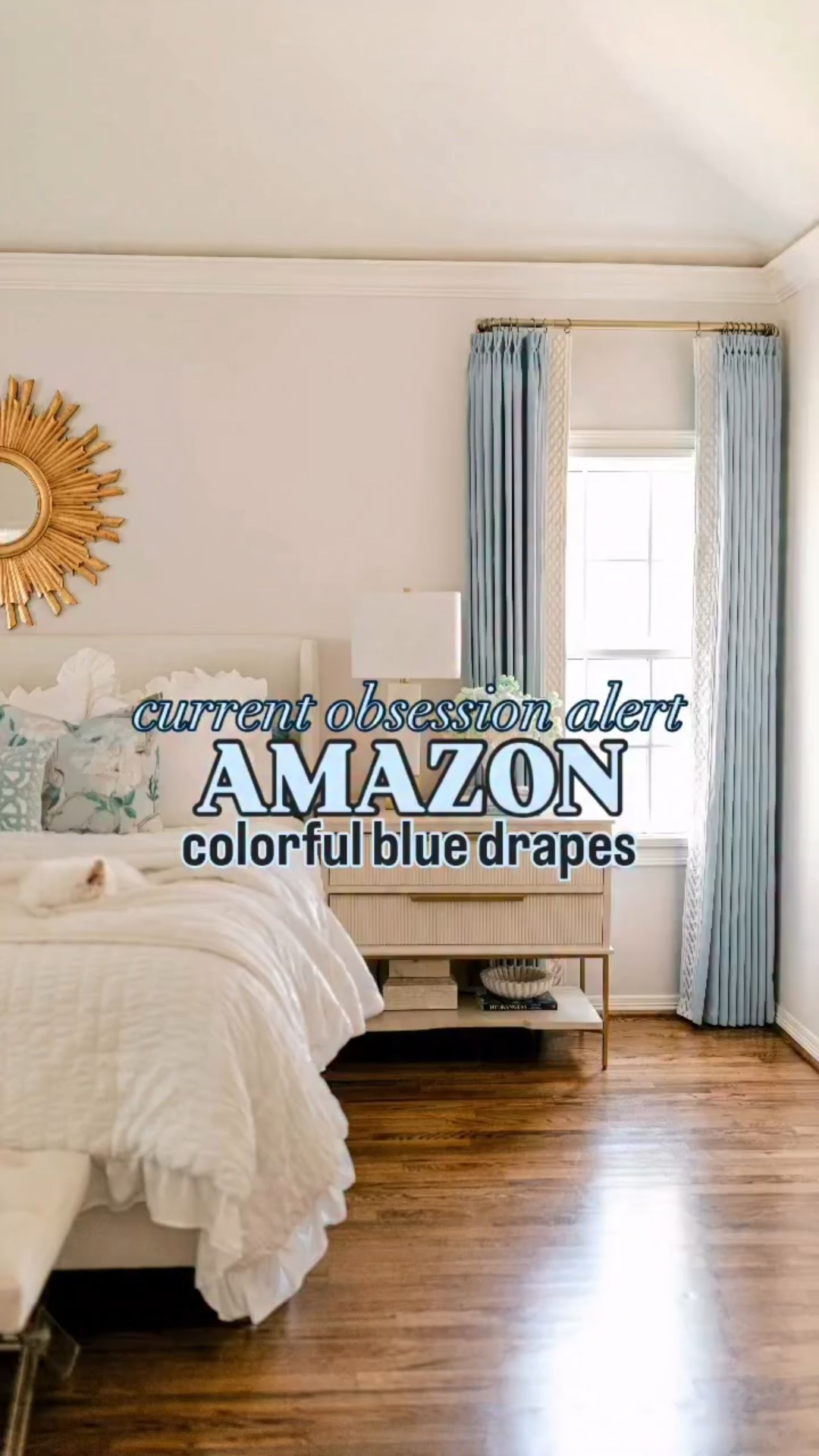 ✨ Current obsession… blue drapes!! 😍 my stunning drapes have the beautiful trim, pinch pleat header, come memory trained and drapery hooks already installed 🎉 Perfect for a bedroom or living room, dining room or playroom! ✨

#LTKHome #LTKHoliday #LTKmomlife