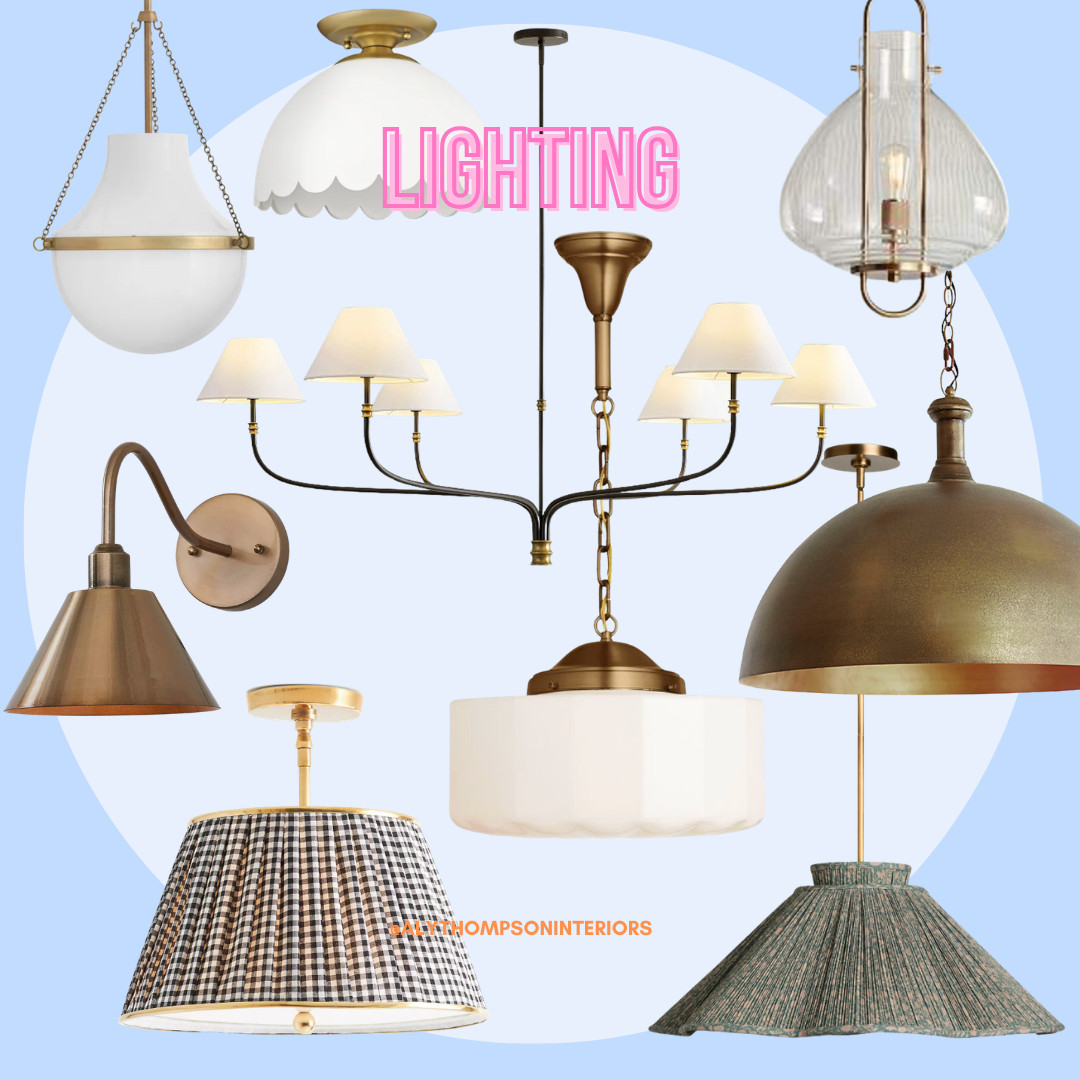 Lighting | Pendant Lights | Kitchen Island Lighting | Chandelier | Dome Light | Wall Sconce | Lantern Light | Pleated Lamp Shade Light | Semi Flush mount Lights 

 #LTKHome