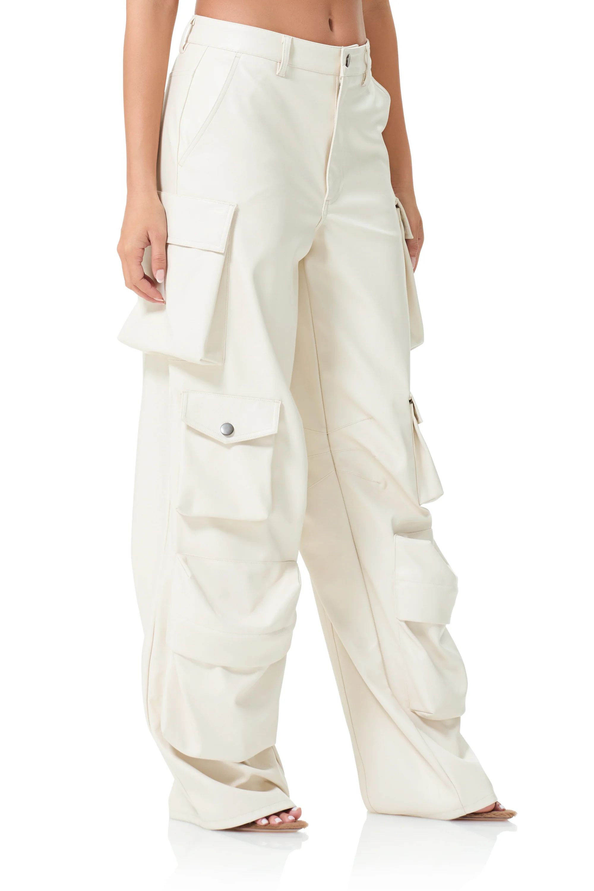 Parker Baggy Cargo Pant - Ivory | ShopAFRM