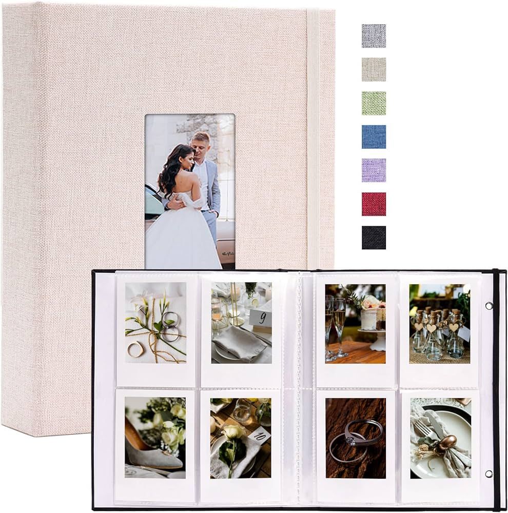 Vienrose Mini Polaroid Photo Album Book 208 Pocket 2x3 Inch Pictures for Fujifilm Instax Mini 7s ... | Amazon (US)