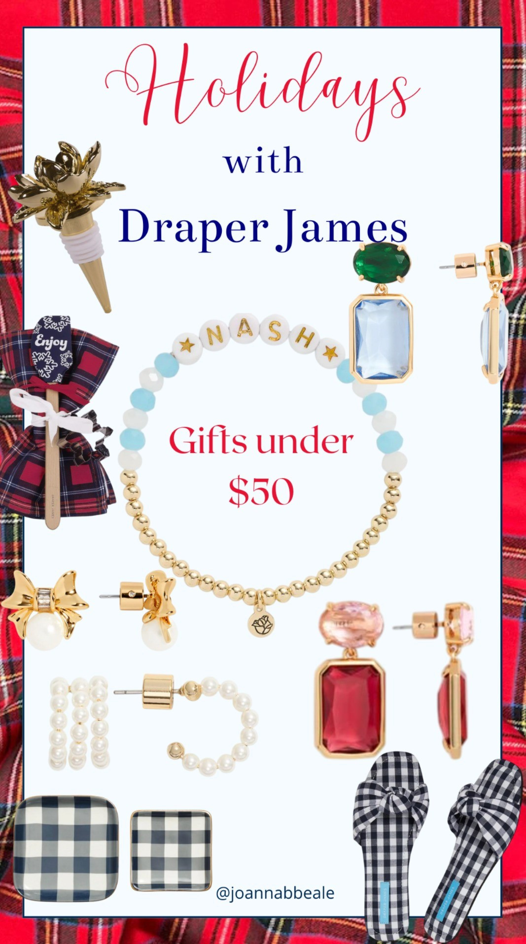 Show your love & appreciation to your nearest & dearest by spoiling them with these timeless pieces from Draper James ♥️Ideal as a stocking stuffer, all gifts are under $50 and are giving the old money Southern Charm ♥️#LTKUnder50 

#LTKgiftguide #LTKfamily #LTKwinter
