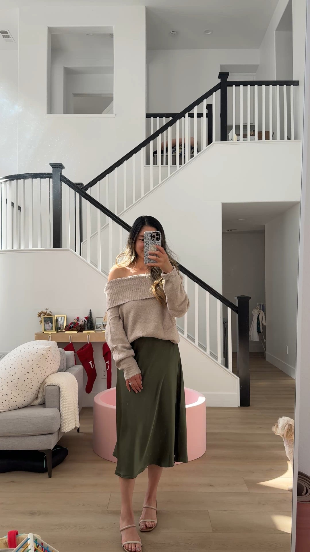 A cozy holiday party fit! #HolidayOutfits #ChristmasOutfits #ChristmasParty #MomFit 

#LTKootd #LTKmomlife #LTKHoliday