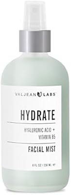 Valjean Labs Face Mist - Hydrate, Hyaluronic Acid and Vtamin B5 (4 fl oz) | Amazon (US)