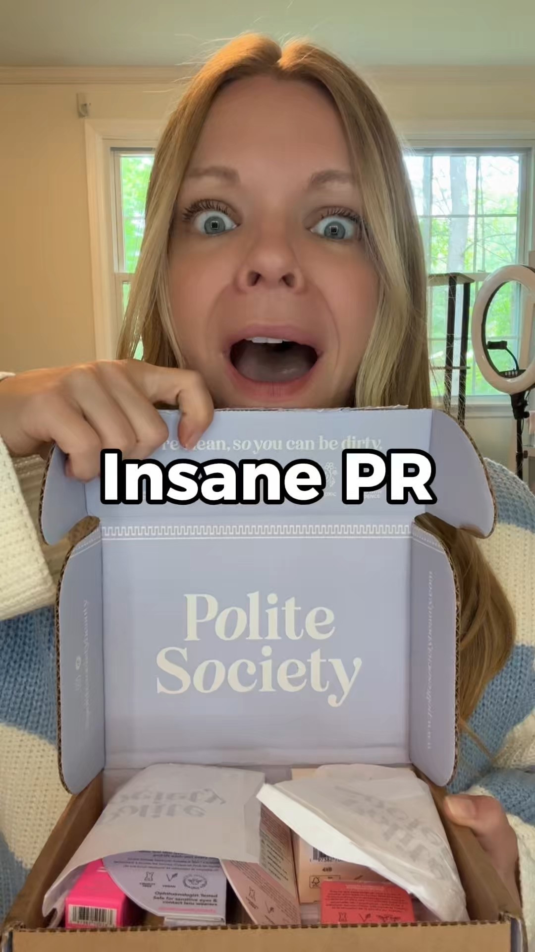 Unboxing the cutest PR package from @politesocietymakeup 💌✨
I’m seriously so excited about all the fun, bold products they sent—think buttery pigments, trendy tones, and formulas that actually perform. 🎨💄

Polite Society is all about clean, high-performing makeup with a rebellious edge—and I’m here for it. From their viral blushes to statement lip colors, these are perfect for everything from everyday glam to bold editorial looks. 😍🔥

Linked my faves from the box on my LTK so you can shop the trendsetters before they sell out 🛒✨
#LTKBeauty #PoliteSocietyMakeup #CleanBeauty #MakeupUnboxing #ViralMakeup

#LTKSummerEdit #LTKBeauty #LTKGiftGuide