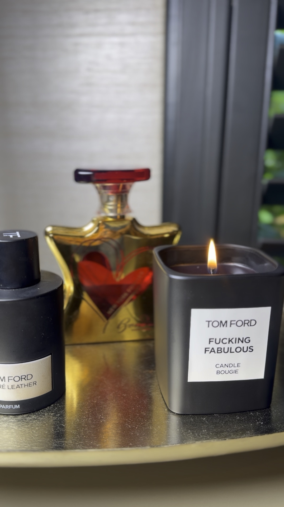 The candle says it all 😎 #candles #perfume #luxurygoods