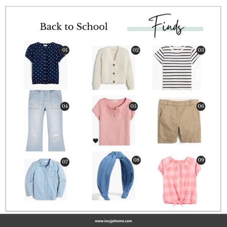 Back to School Clothes for Girls. Mix and match these styles that can be fashion staples for your daughter.

#LTKBacktoSchool #LTKkids #LTKfamily