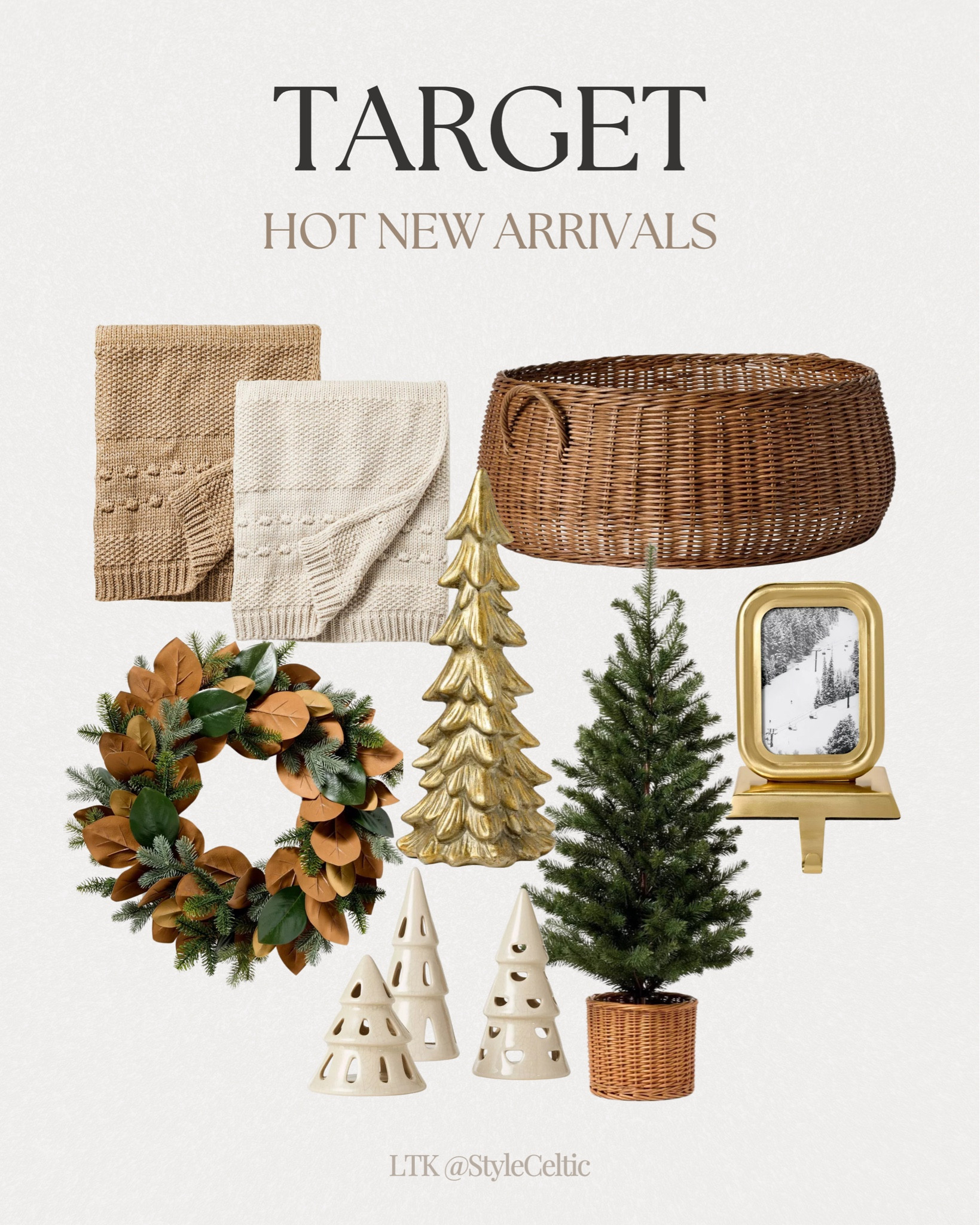 Target New Home Arrivals and Christmas / Holiday Home Decor ✨
.
.
Target home decor, target Christmas decor, holiday home decor, Christmas trees, winter blankets, throw blankets, Christmas tree collar basket, woven baskets, Christmas wreaths, fall wreath, outdoor winter decor, Christmas tree decor, stocking holders, fireplace decor, home finds, target circle deals, target circle sale, fall decor, thanksgiving decor, seasonal decor, home favorites 

#LTKFindsUnder50 #LTKHome #LTKHoliday