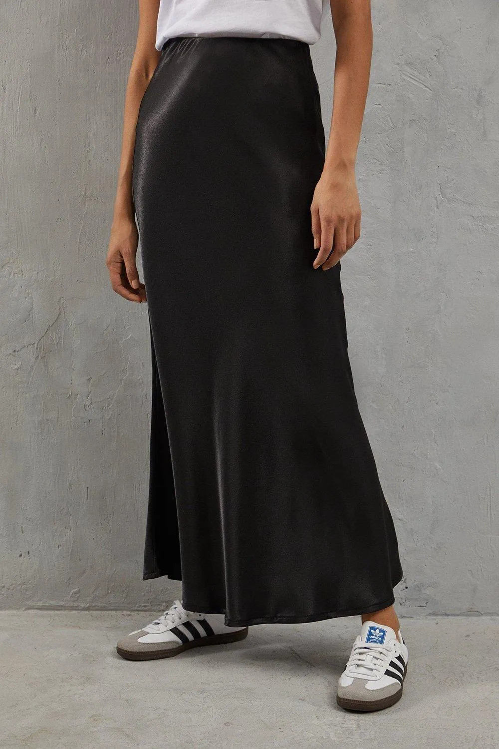 Satin Pull On Bias Maxi Skirt | Debenhams UK