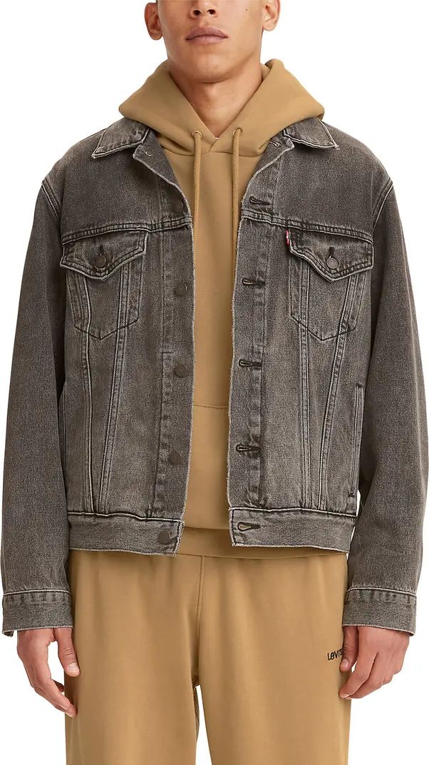 Vintage Fit Denim Trucker Jacket | Nordstrom