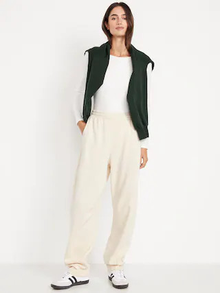 Mid-Rise SoComfy Barrel Sweatpants | Old Navy (US)