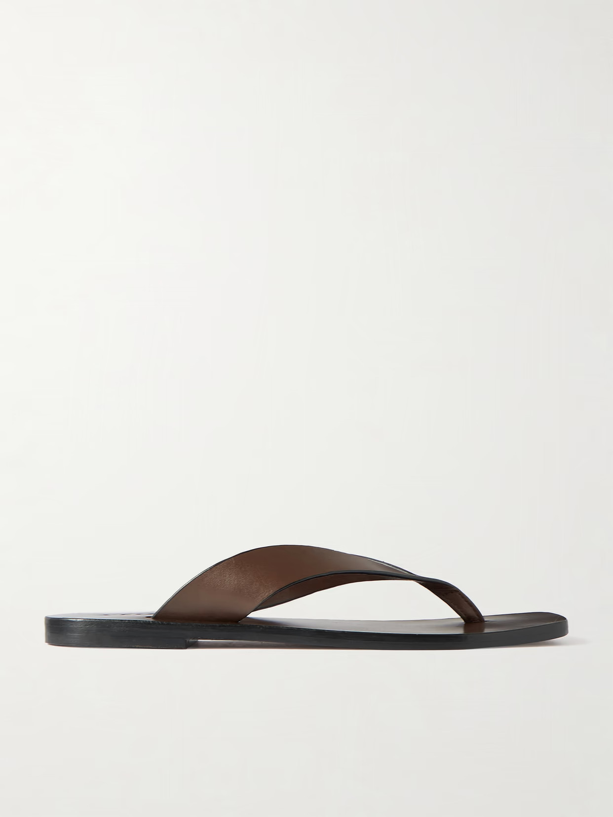 A Emery - Kinto Leather Flip Flops - Brown - IT40 | NET-A-PORTER APAC