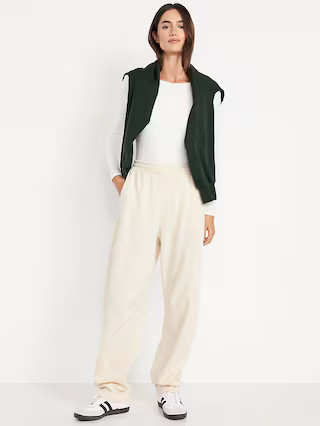 Mid-Rise SoComfy Barrel Sweatpants | Old Navy (US)