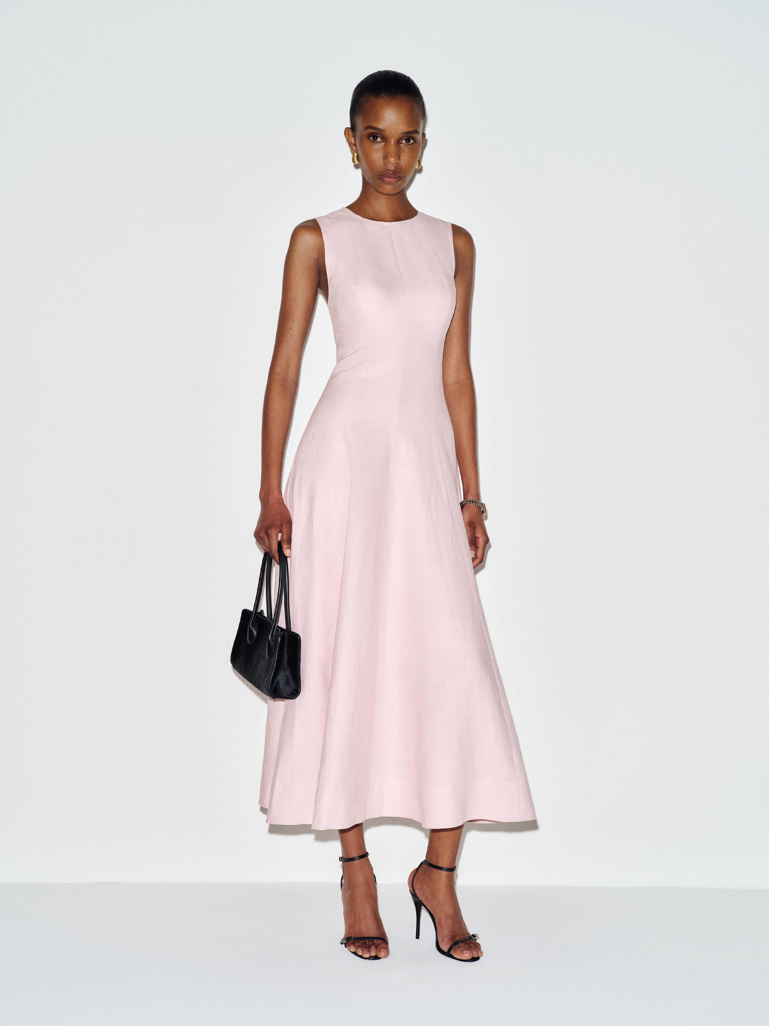 Reformation Cecilia Linen Dress Pink 8 | Reformation (Global)