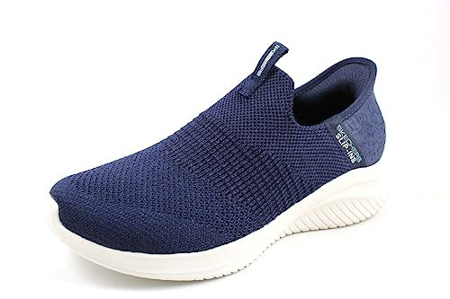 Skechers womens Hands Free Slip Ins Ultra Flex 3.0 Smooth Step Sneaker, Navy, 8 | Amazon (US)
