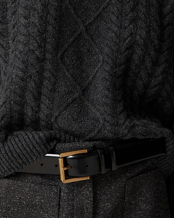 Cable-knit Rollneck™ sweater in Supersoft yarn | J. Crew US