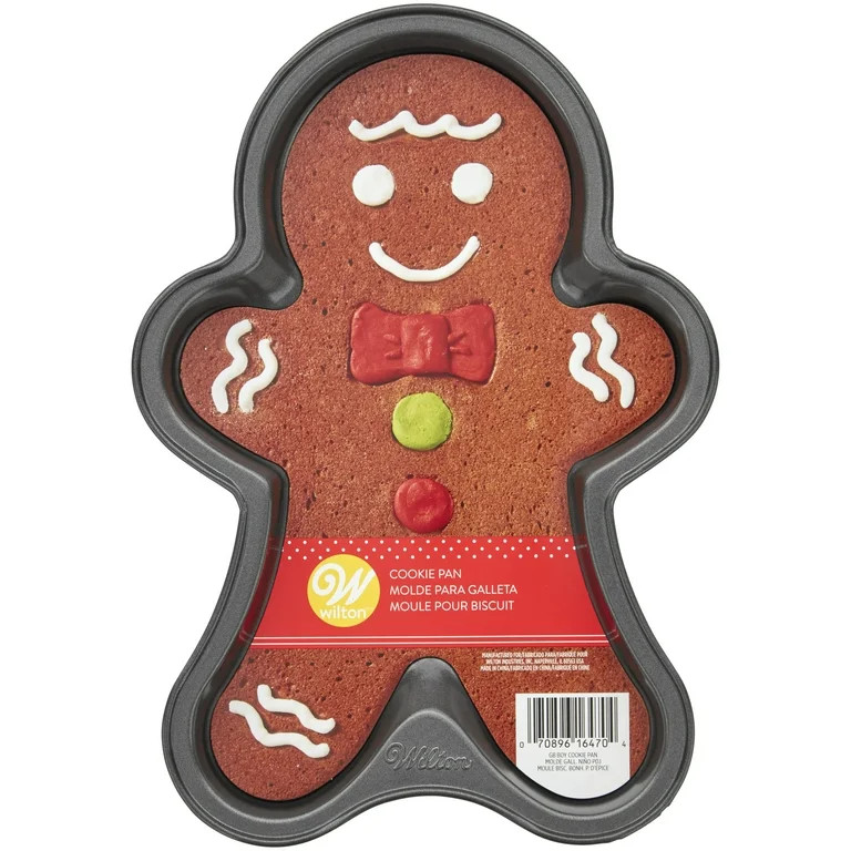 Wilton Non-Stick Christmas Gingerbread Man-Shaped Cookie Pan, 11 x 8-Inch | Walmart (US)