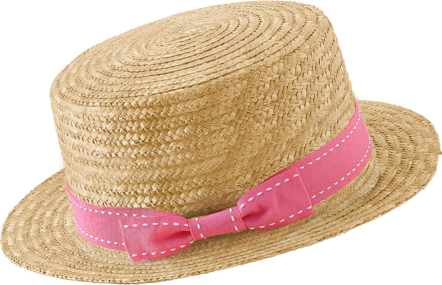 BABEYOND BABYOND Mens Brim Boater Hat Gatsby Straw Panama Hat Fedora Summer Beach Sun Hat 20s Cos... | Amazon (US)