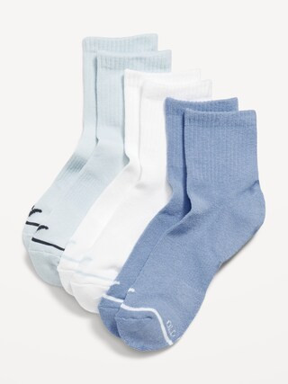 Athletic Quarter-Crew Socks 3-Pack for Women | Old Navy (US)