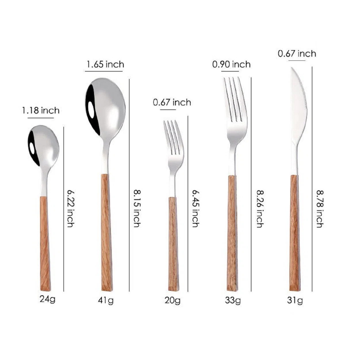 Ebern Designs Chenia Stainless Steel Flatware Set | Wayfair North America