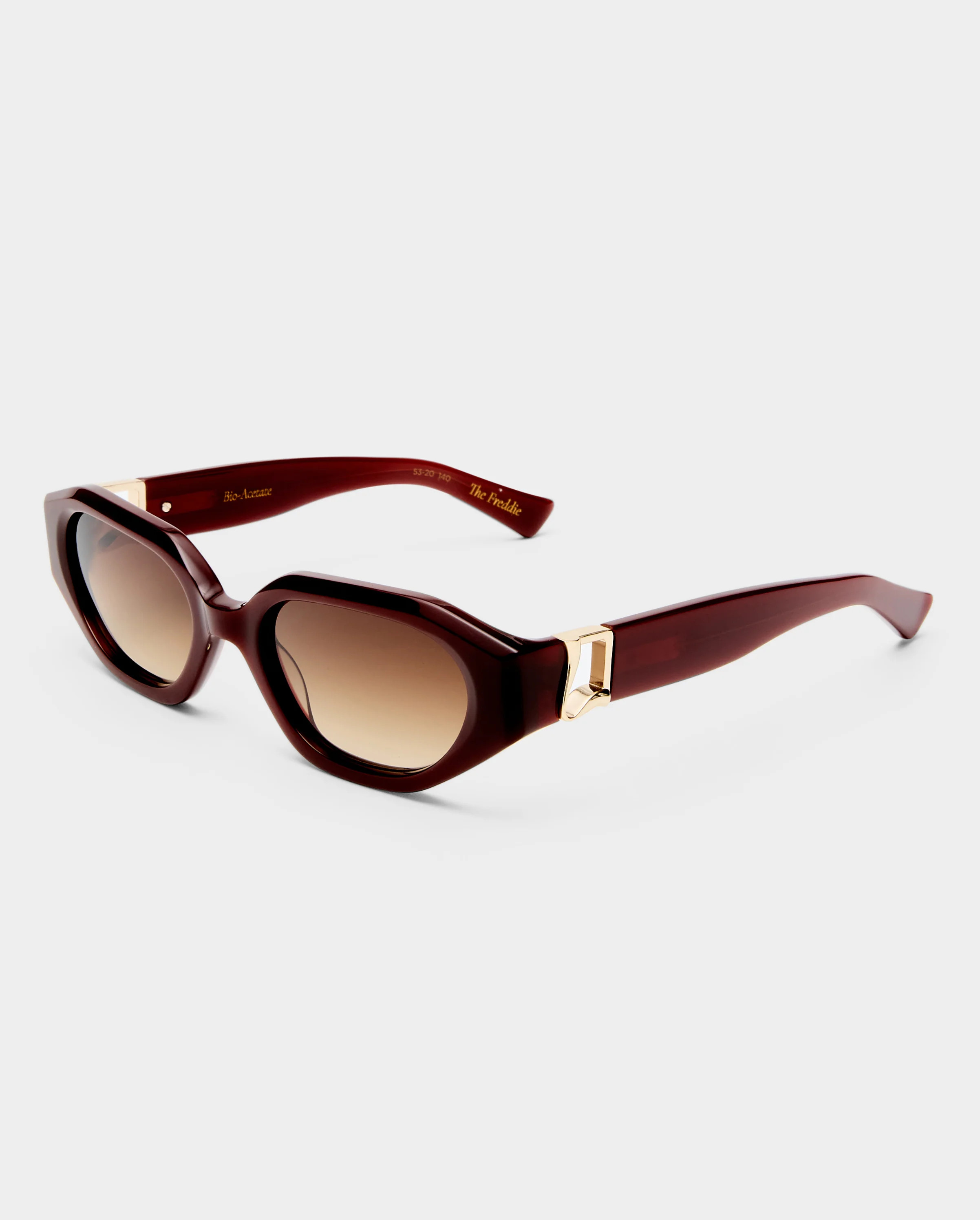 The Freddie Cherry Female Oval Sunglasses | Luv Lou | Luv Lou