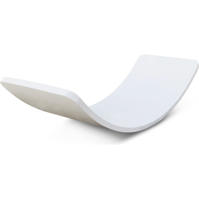 Wobble Board Regular Size, White Linen | Maisonette