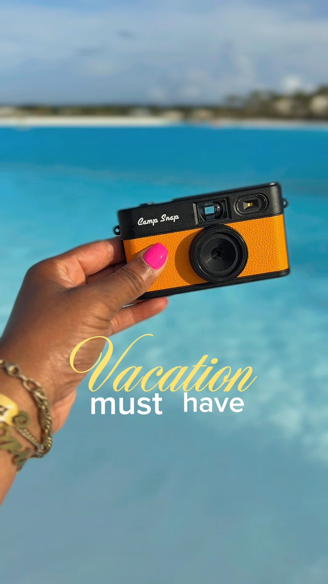 @Camp Snap Cameras are vacation must haves! ❤️🌴 It’s so fun to capture memories with this camera. Plus it comes in lots of cool colors.