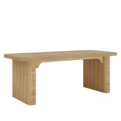 Resenkos Computer Desk, Office Desk, Study Desk,62.2" Wood Executive Desk Simple Rectangular Computer Desk Writing Table,Beige | Target