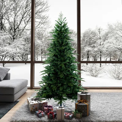 78'' H Green Realistic Fir Christmas Tree | Wayfair North America