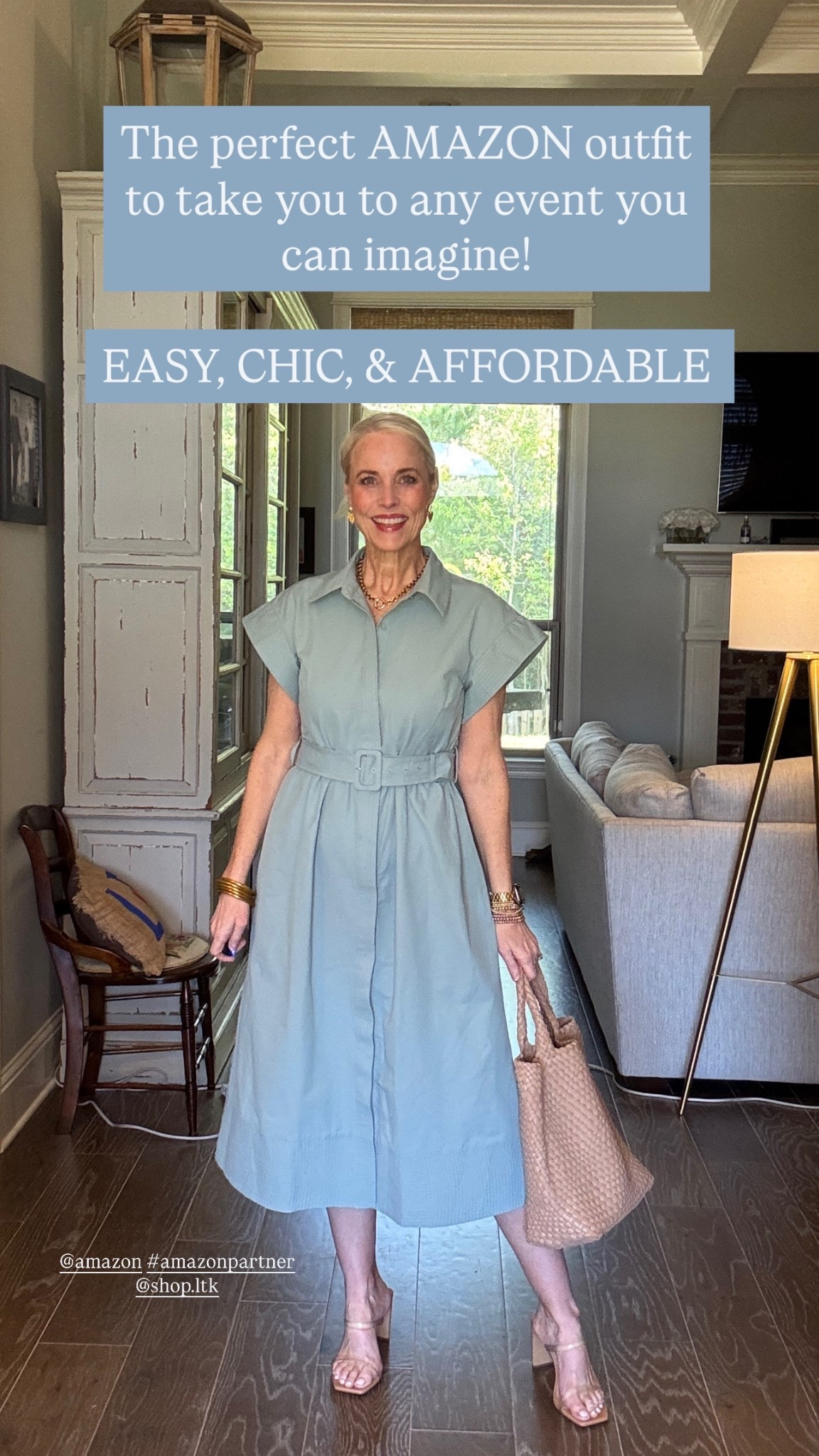 @amazon Big Spring Sale is HERE, and you won’t believe these deals! ✨

 If you love a designer look but not the price tag, this outfit is for you—this chic, designer-inspired piece is under $40!

I’ve also linked my shoes, bag, watch band, and bracelets—all on sale and all from Amazon! I love finding stylish, budget-friendly pieces that look high-end without the splurge. 

If you’re looking to refresh your spring wardrobe without breaking the bank, now’s the time to shop! Everything is linked in my @shop.ltk so you can grab these deals before they’re gone! → 

❤️ Follow for more
✈️ Share this with a friend
⬇️ Save this for later

@Shop.LTK @amazon
#liketkit 
#ad 
#amazonpartner
#amazonfinds
#outfitinspiration 
#affordablefashion 
#outfitinspo
#laurenoggsgee
#over50style 
#lookalike
#shopltk
#ltkover50
#ltkover40
#lookforless
#ltkfindsunder50 
#ltkwatchnow
#getyourcolonoscopy

#LTKOver40 #LTKWatchNow #LTKSaleAlert